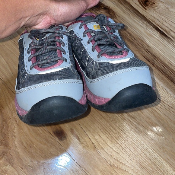 Caterpillar Womens connexion steel toe work shoes gray ergo slip resistant srx - Picture 5 of 12